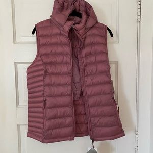 Rose puffer vest